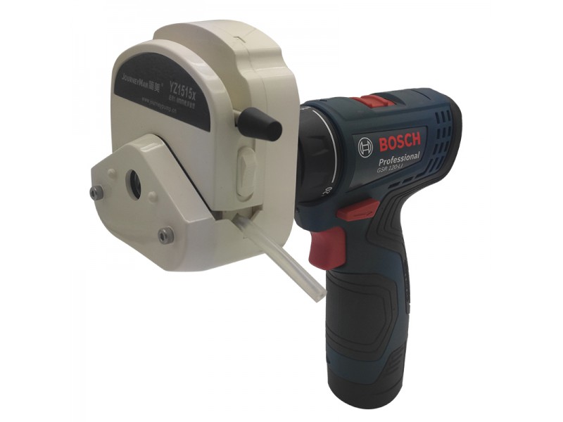 Hand-held sampling peristaltic pump