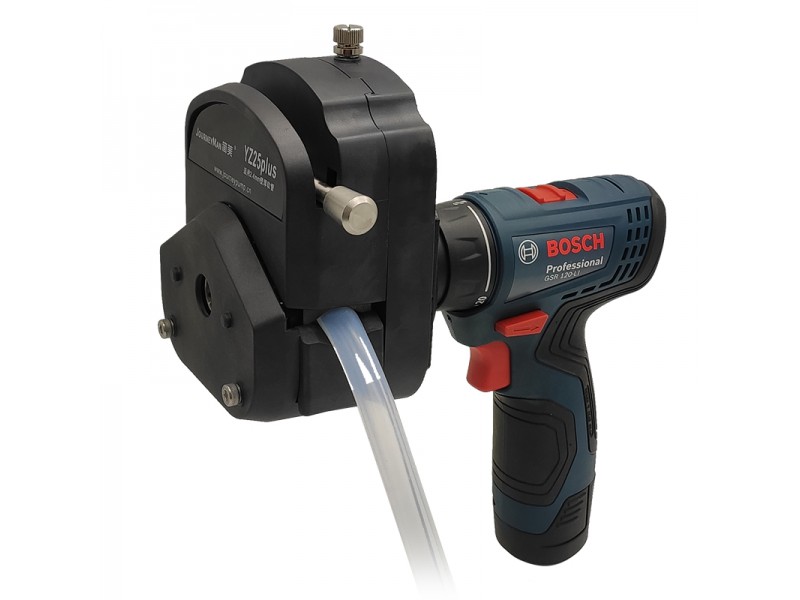 Hand-held sampling peristaltic pump