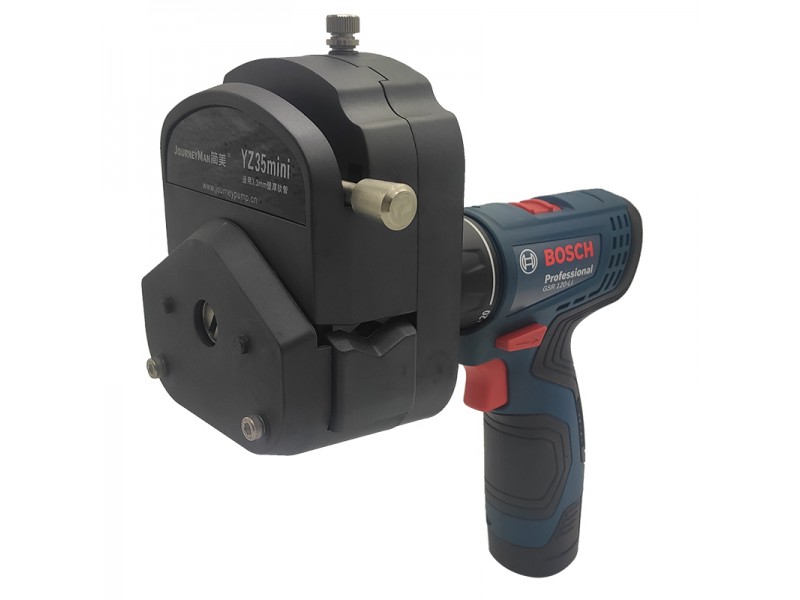 Hand-held sampling peristaltic pump