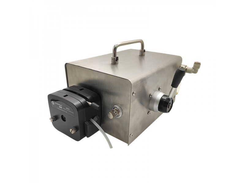 Pneumatic peristaltic pump