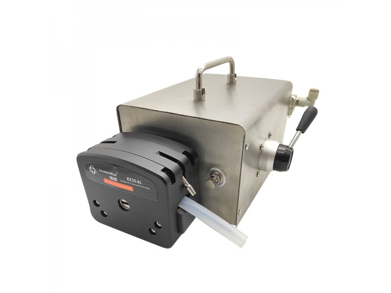 Pneumatic peristaltic pump